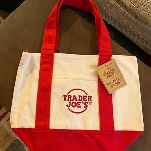 Trader Joe’s Red mini tote bag